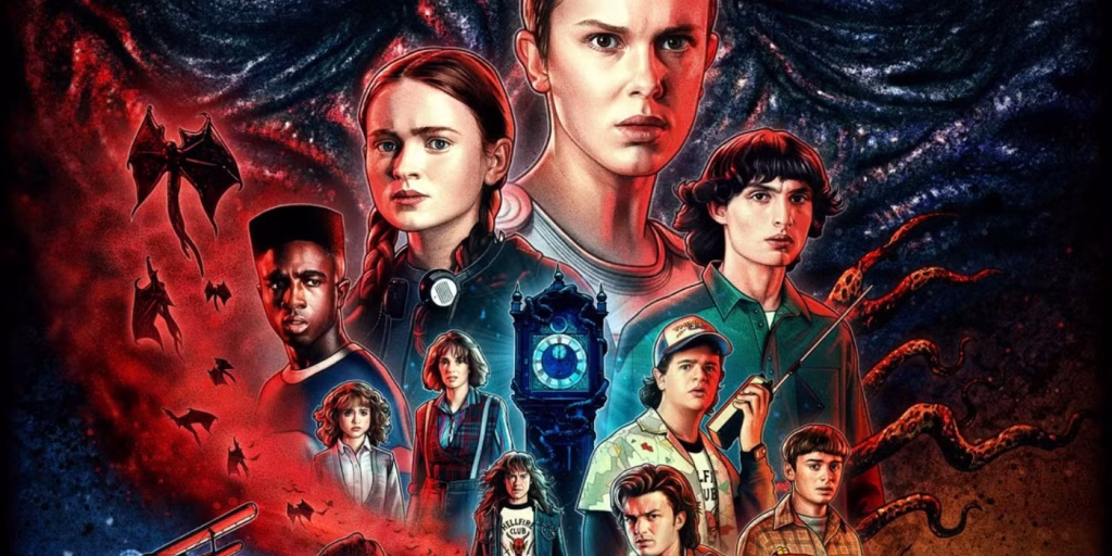 A promotional poster for Stranger Things Season 4 (Netflix)