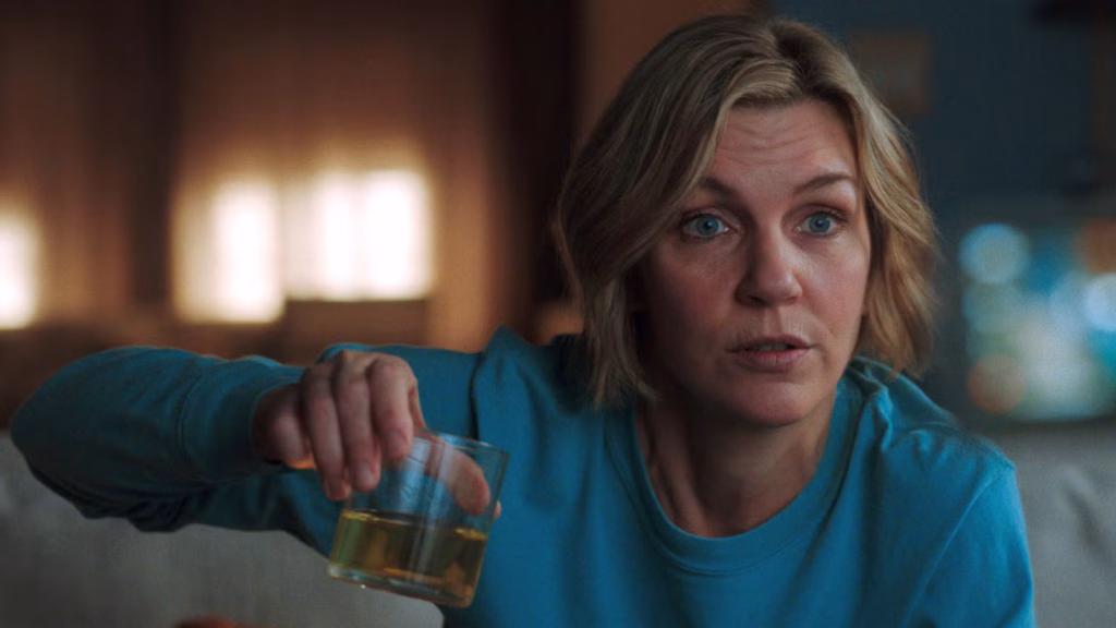 Rhea Seehorn plays Carol Sturka in the hit show Pluribus (Apple TV)