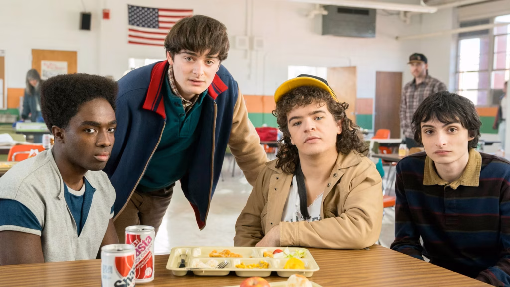 Noah Schnapp and Finn Wolfhard in a scene from Stranger Things Season 5 (Netflix)