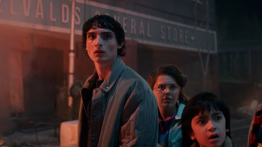 Finn Wolfhard in a scene from Stranger Things Season 5 (Netflix)
